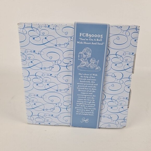 Precious Moments FC890005 You're On A Roll With Heart And Soul Girl Figurine - Picture 6 of 7